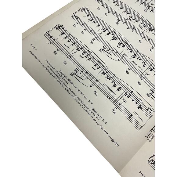 Poor Butterfly Sheet Music 1940 Raymond Hubbell Gotham Classics - Picture 5 of 6